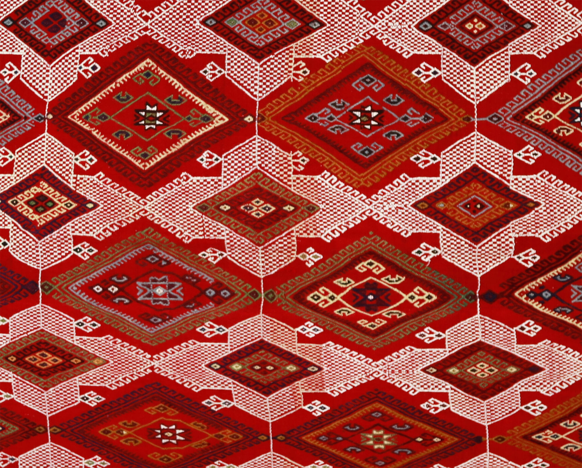 Anatolian handmade kilim rug 266 cm x 172 cm