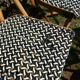 Lot of chairs Bistro terrace type Paris in rattan & braiding