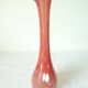Vase soliflore en pate de verre a decor moucheté