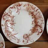 10 Luneville dessert plates