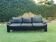 1970s leather three-seater sofa