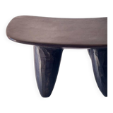 Senoufo XS N1 "headrest" stool in hand-carved wood