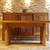 Solid elm table or desk Maison Regain