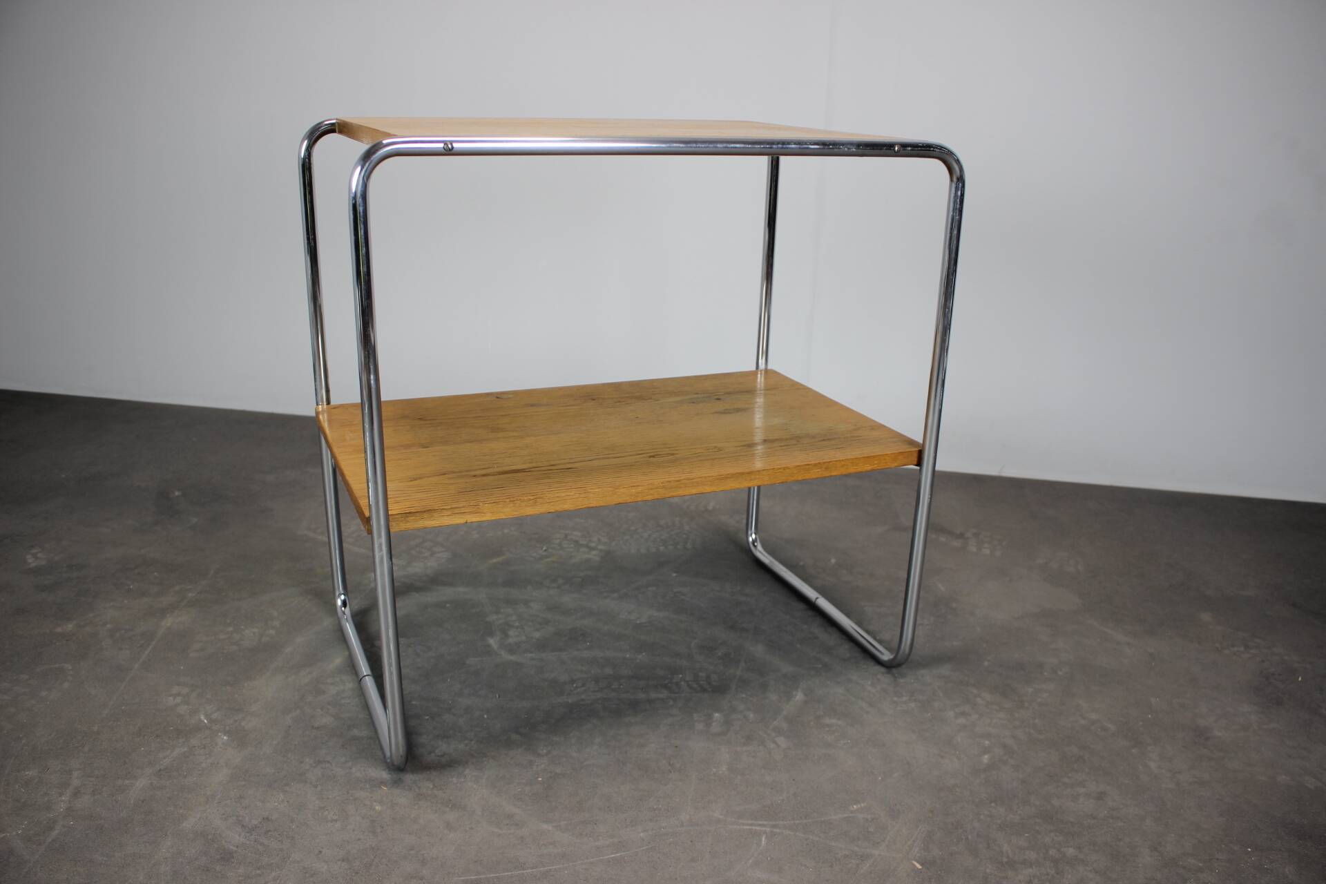 Marcel Breuer Bauhaus table from the 1930s, model B12, Czechoslovakia