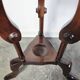 Élégant support de plante / table d'appoint en acajou victorien