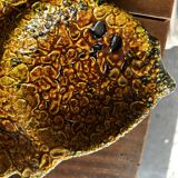 Large Flat Fish Appetizer - Fat Lava Vallauris Earthenware 47 / 25 cm
