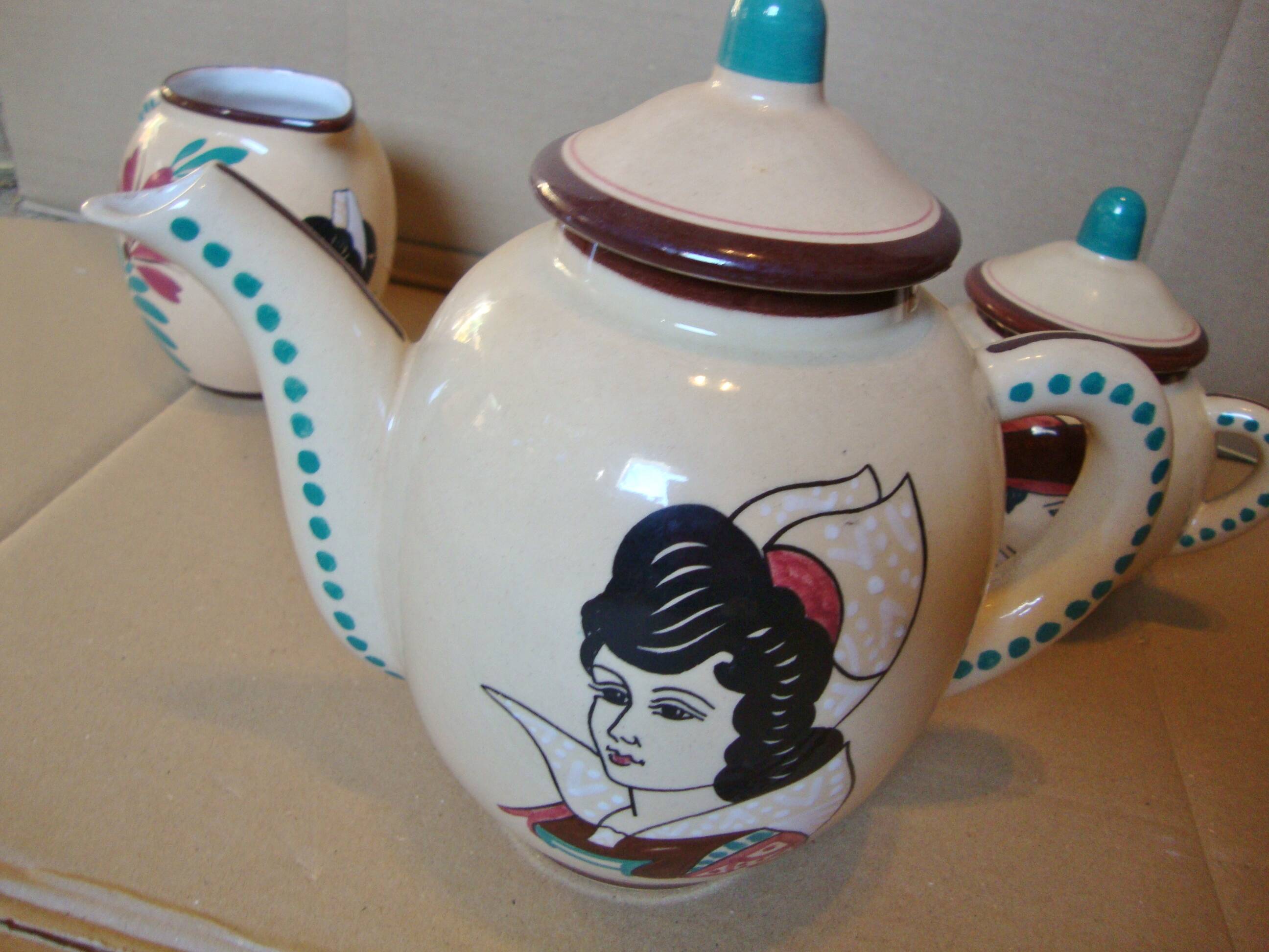 Old coffee service keraluc quimper