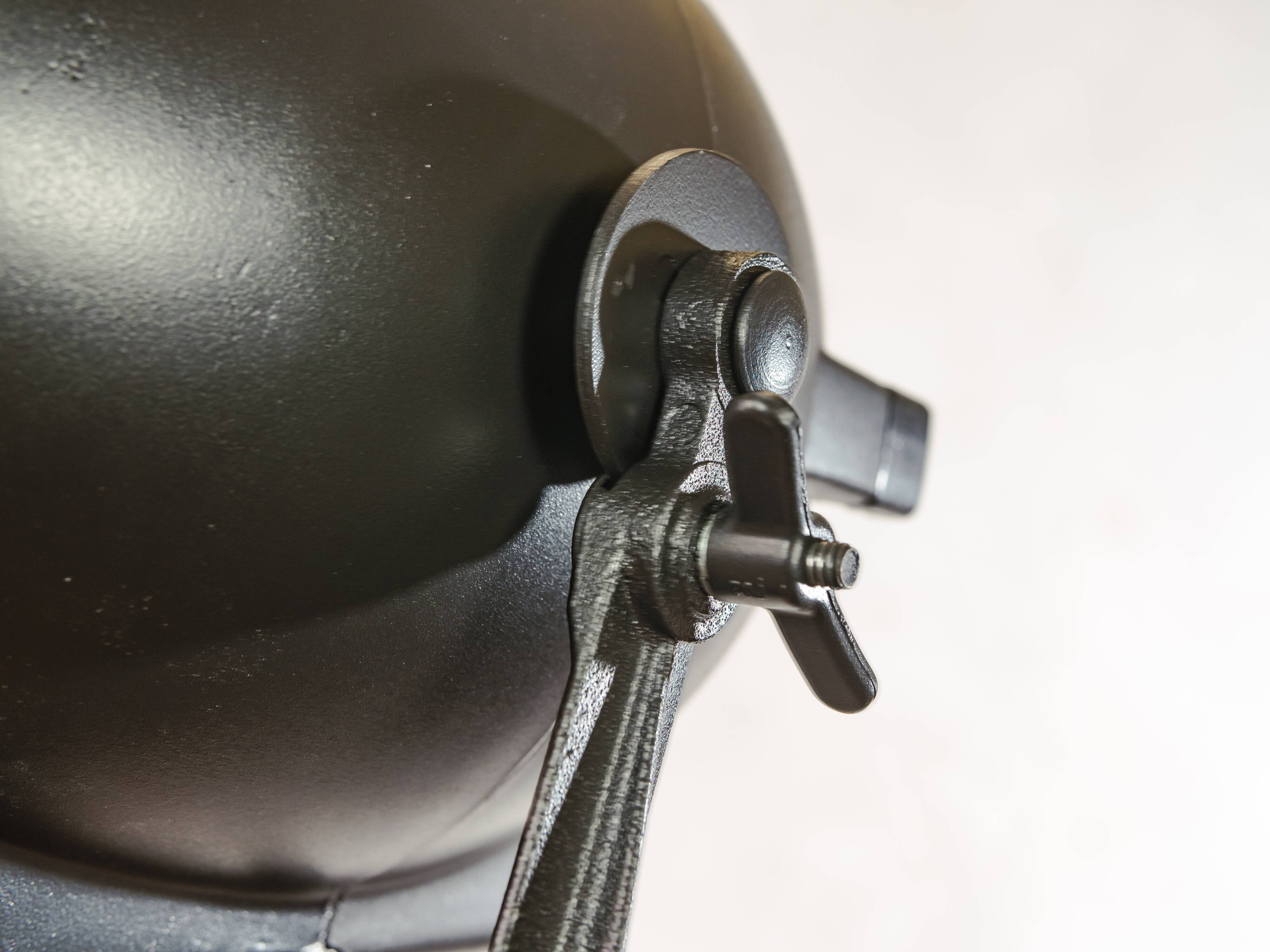 Vintage 1950s Strand Electric Patt 123 Theatre lamp on an old Wooden Army Surveyors Tripod