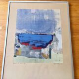 Mowan 1966 - Signed artist's proof - Abstract lithograph