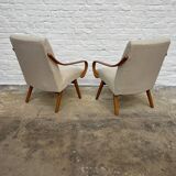 Set of two 1960s armchairs from Eastern Europe