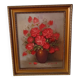 Tableau bouquet de roses rouges