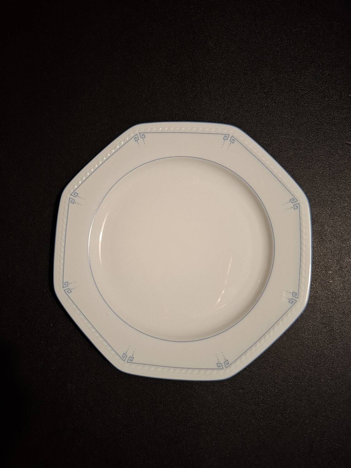 Dishes and porcelain sauceboat