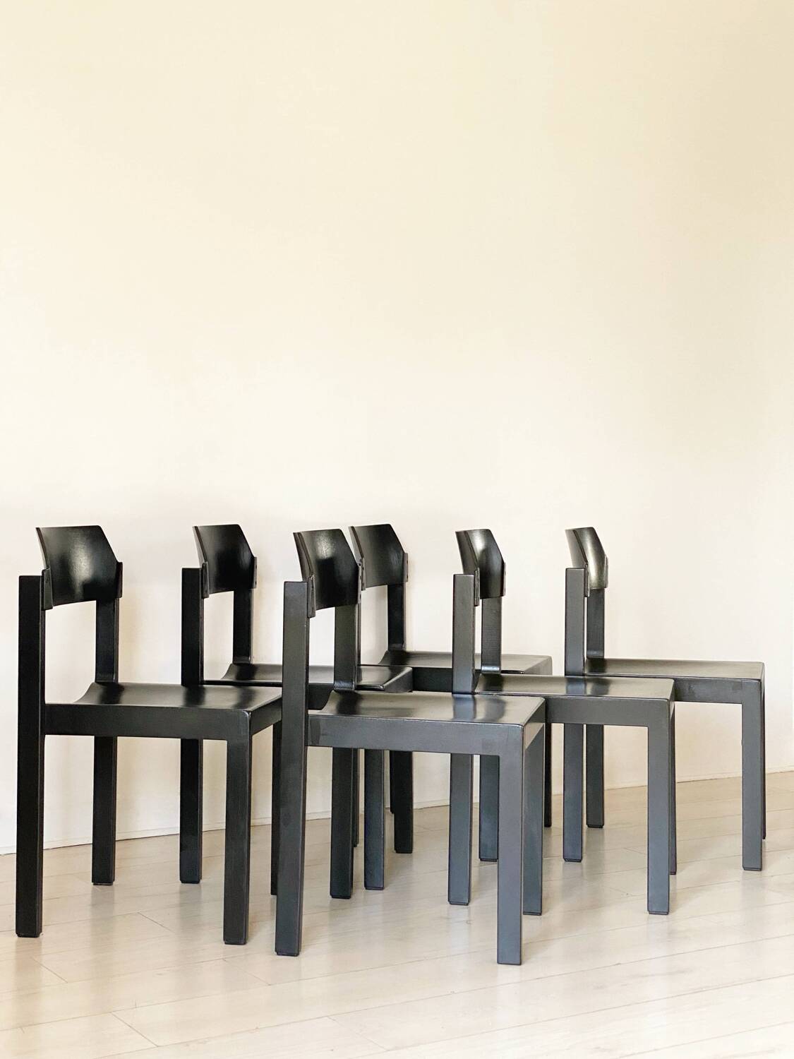 6 Schlapp-Möbel chairs