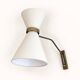 Adjustable wall light in the Maison Lunel style.