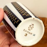 Volkstedt 1762 GDR Echt Kobalt Vase with Handle, East-German Vintage Porcelain