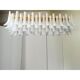 Contemporary Modern Frosted "Selle" Murano Glass Rectangular Chandelier in