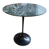 Table d'appoint/guéridon Tulipe - Knoll - Marbre Verde Alpi