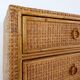Vintage Bamboo And Rattan Chest Of Drawers - 1960s
