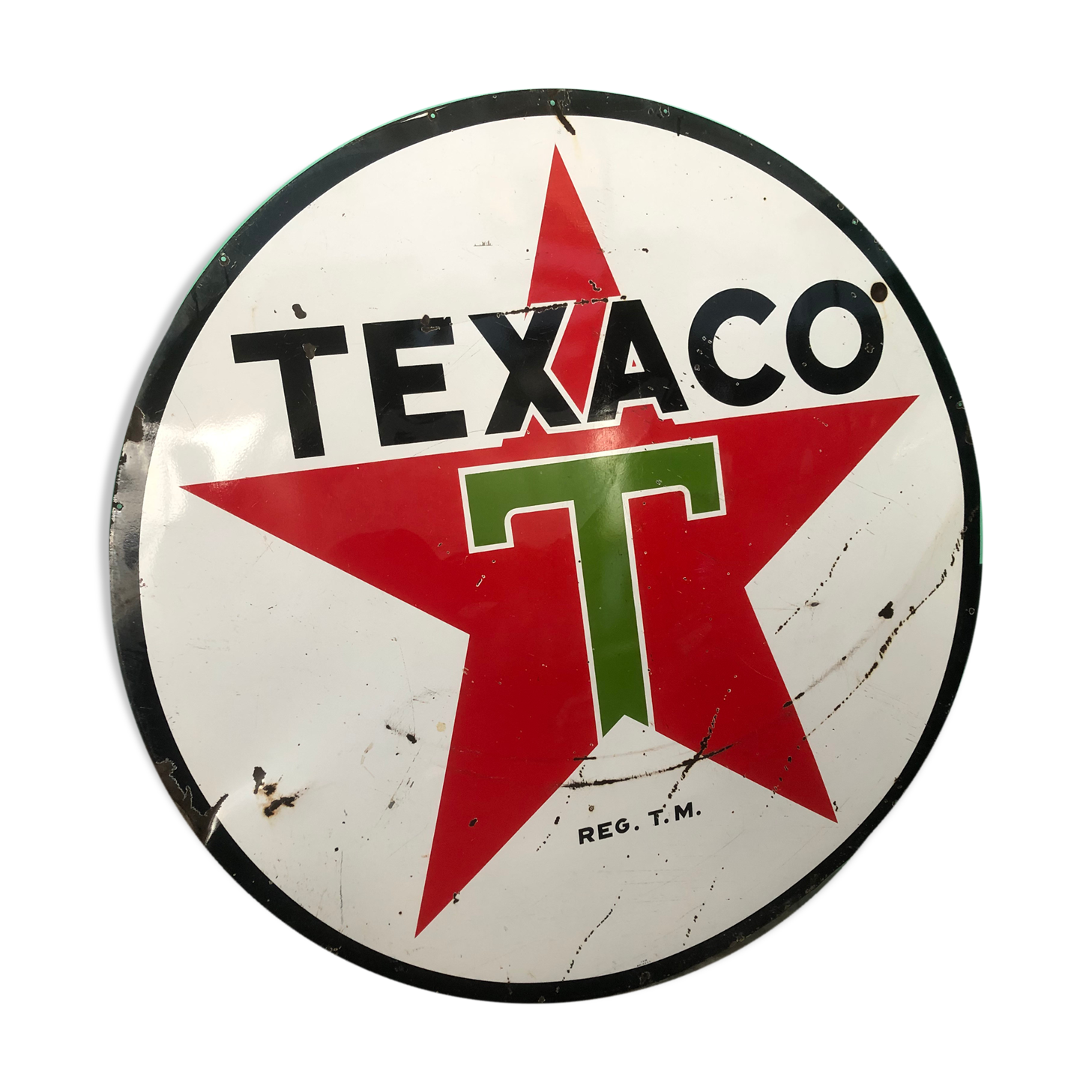 US texaco advertising plate from 1958