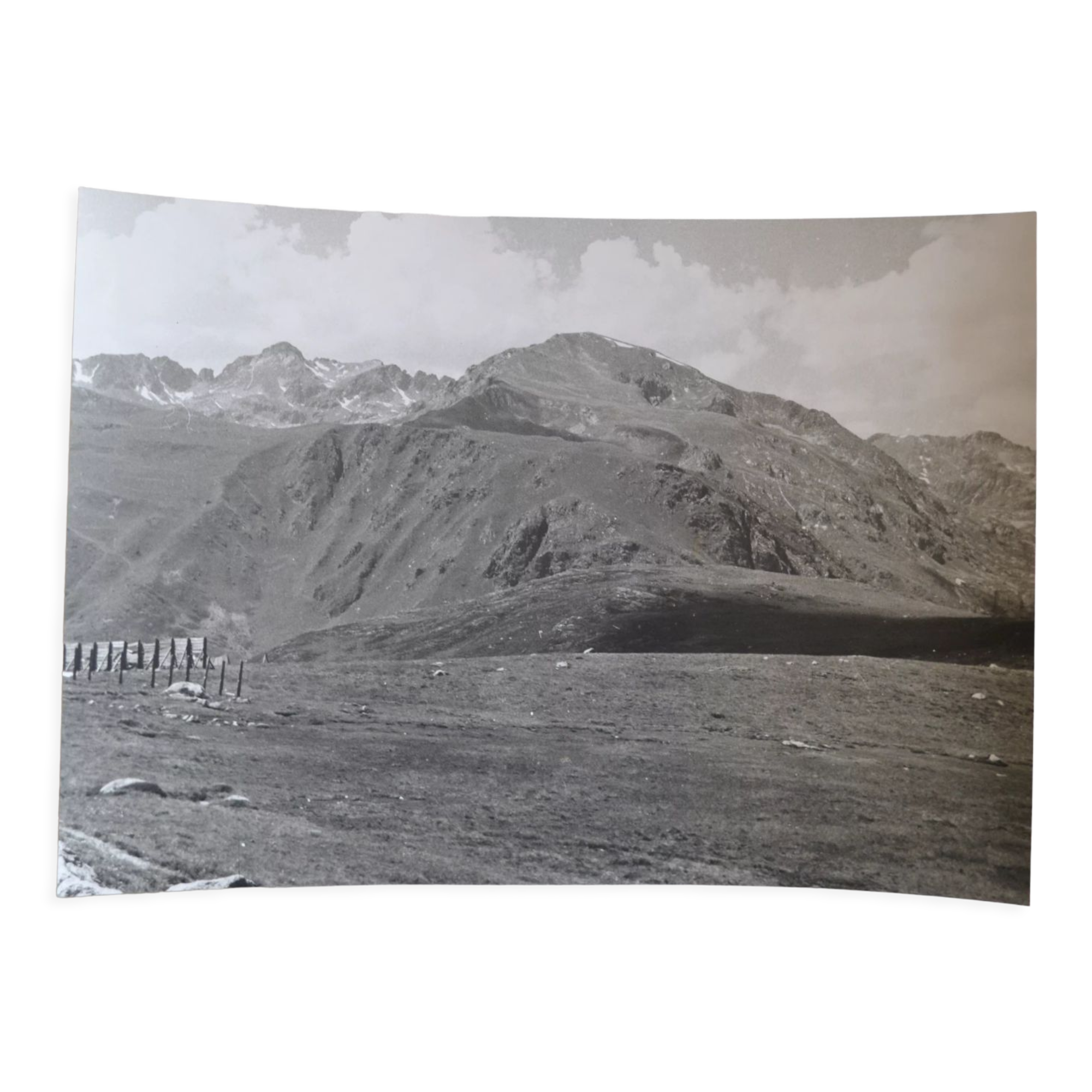 Anonymous silver photo mountains circa 1970