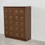 Vintage  brutalist bar cabinet, 1970