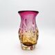Vase Studio Glass Josef Hospodka Chribska Sommerso Feuille Argent