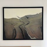 Tableau abstrait Giovanni Taormina 1989