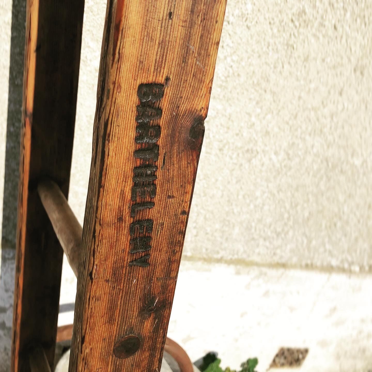 Ladder of ancient decoration