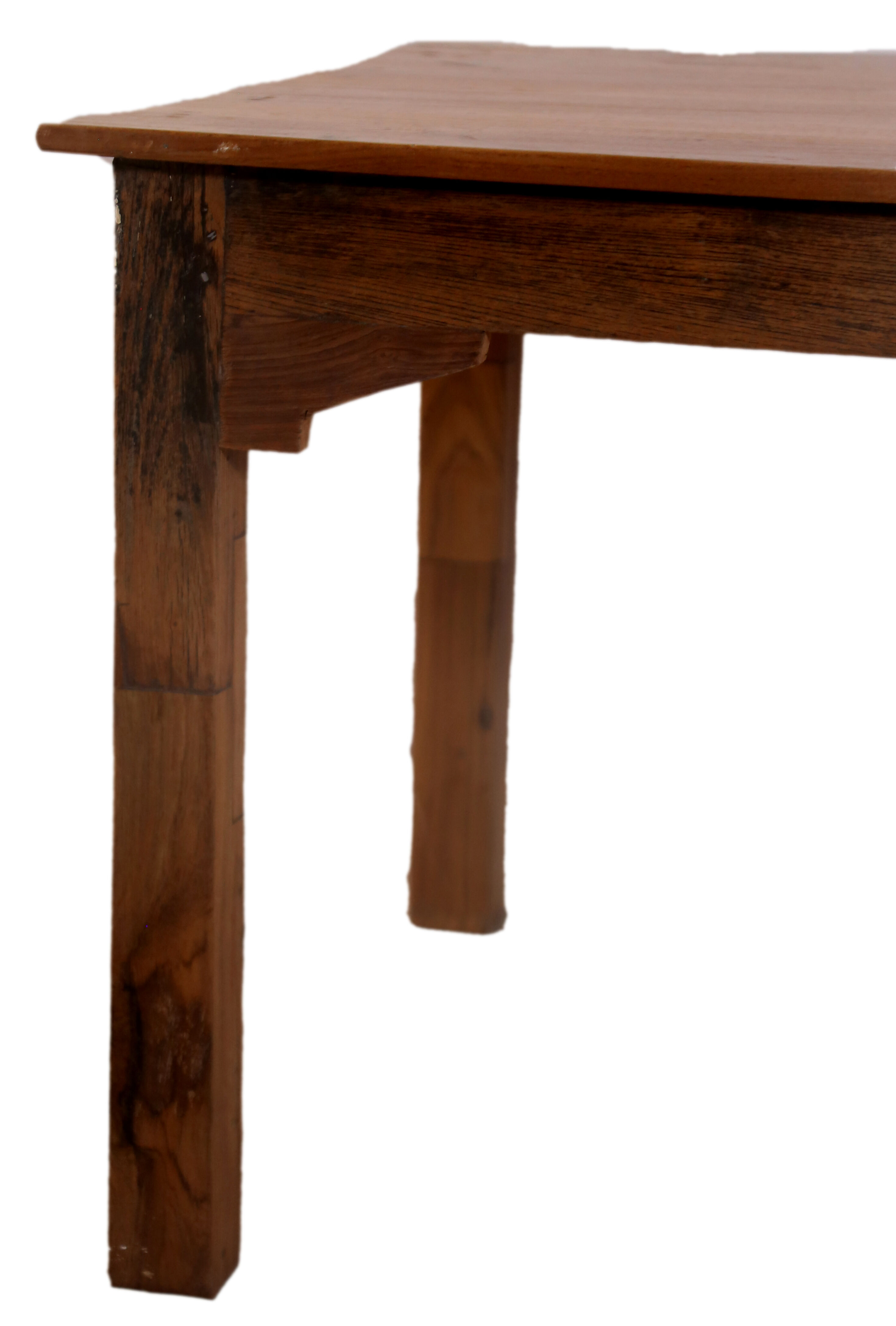 Farm table - old Burmese teak workshop