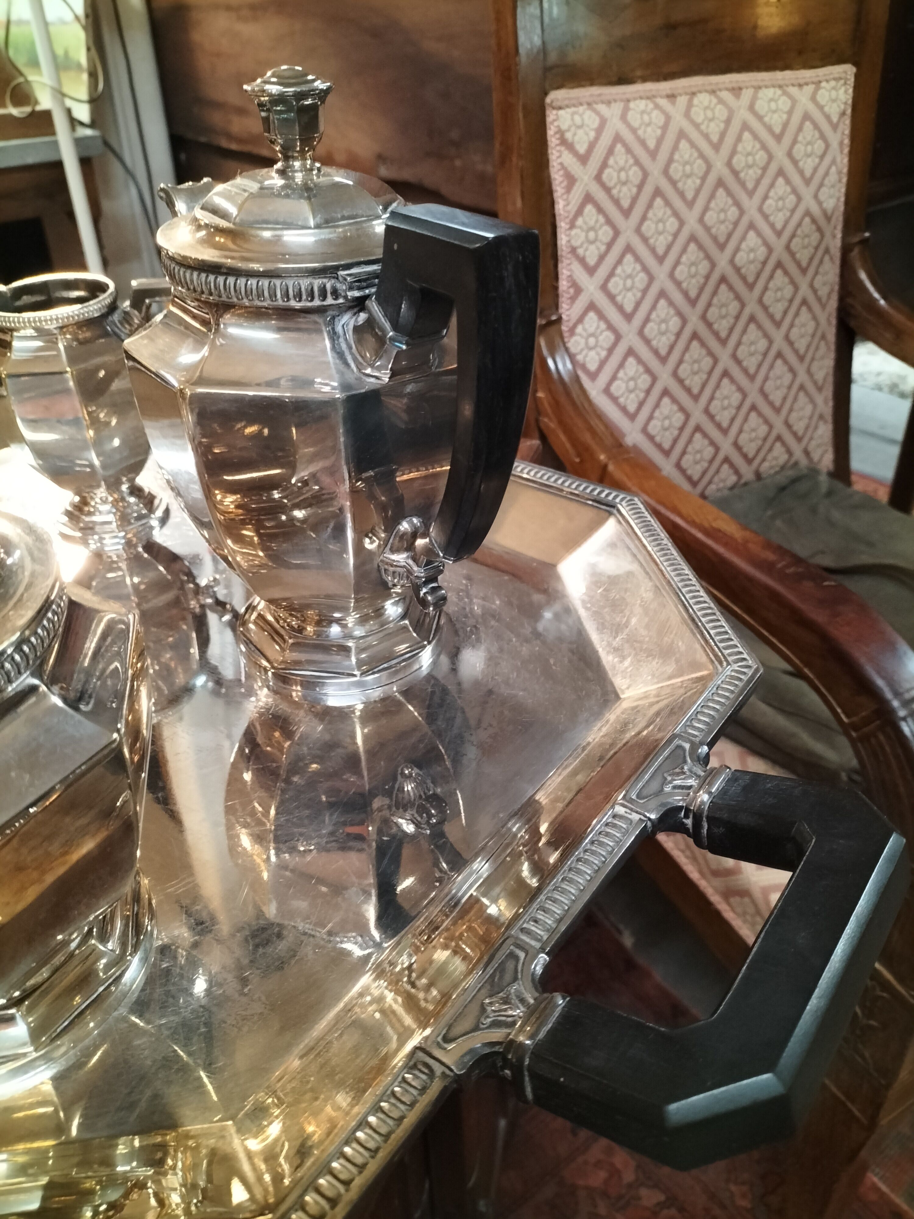 Gallia coffee or tea set for Christofle