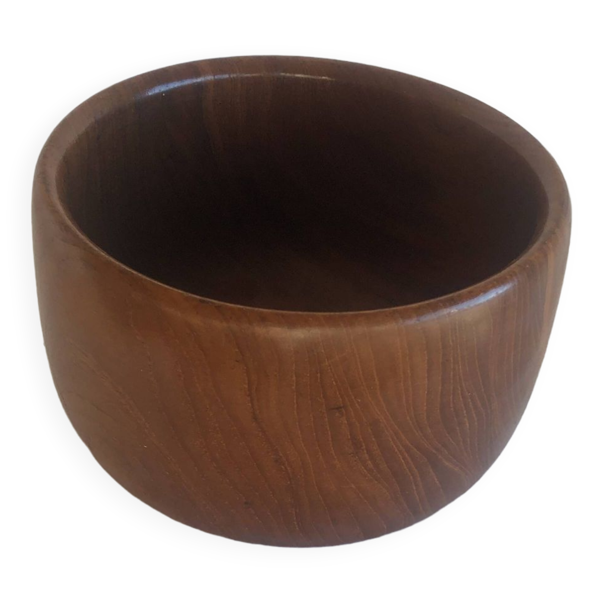Vintage teak salad bowl