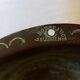 Old copper basin, stamped L.Roussange, Saint-Junien