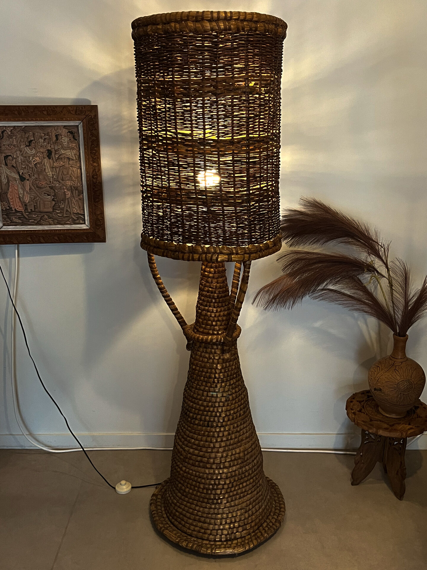 Standard lamp, unique piece (1960s-70s)