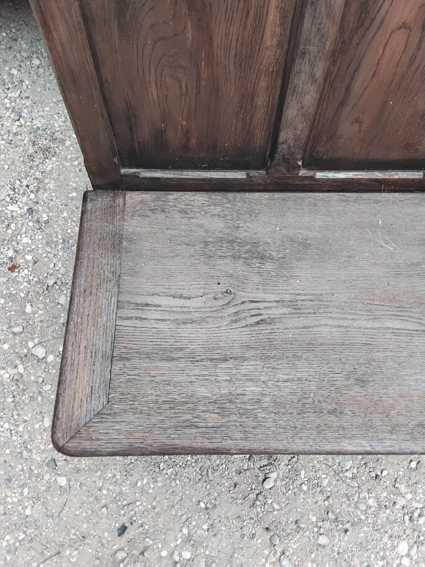 Banc ancien en chêne