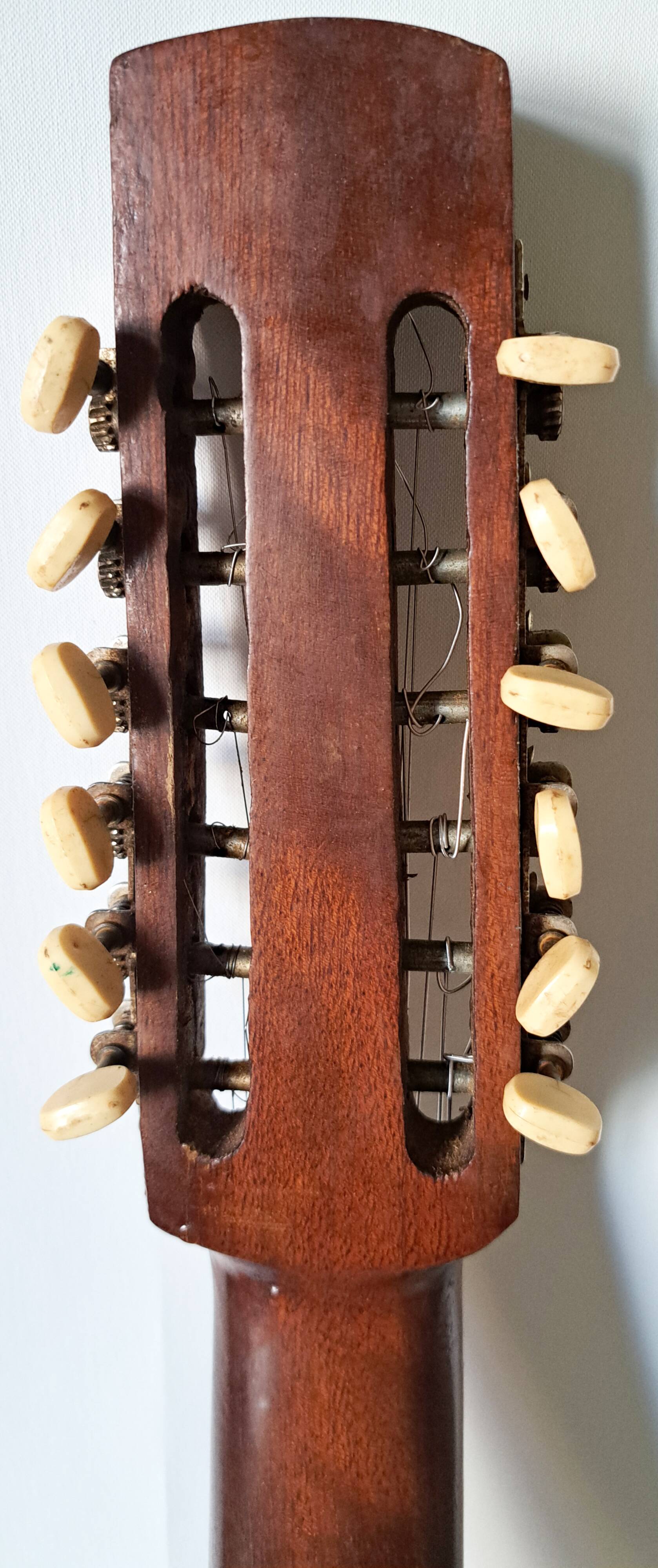 Antique instrument castellano laùd 12 strings (bandurria) - spain 1960s