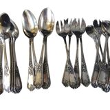 Silver-plated cutlery set - 103 pieces