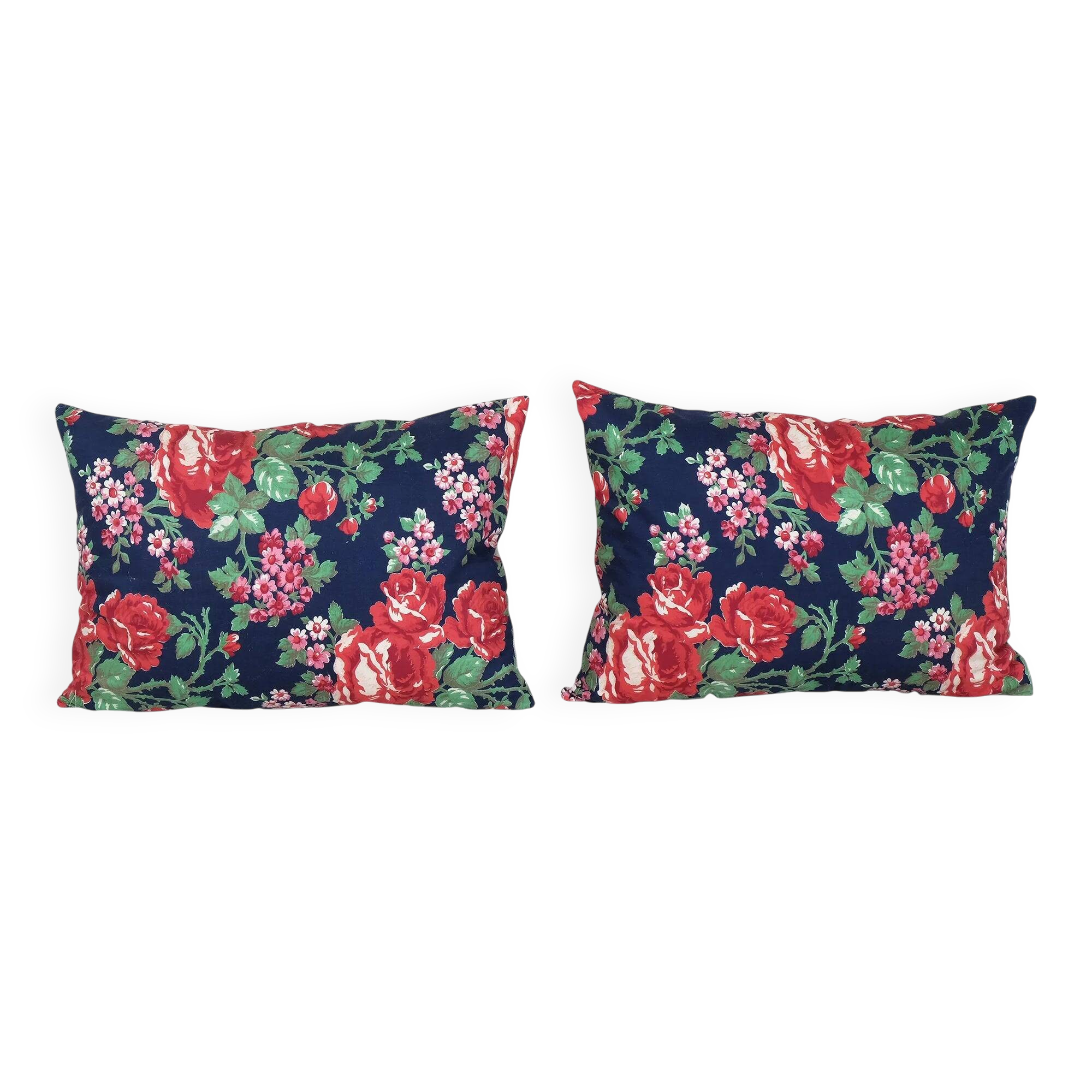 Set of 2 vintage Turkish cushion covers 56x41 cm
