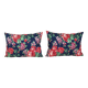 Set of 2 vintage Turkish cushion covers 56x41 cm