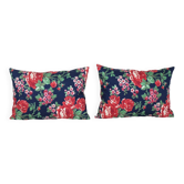 Set of 2 vintage Turkish cushion covers 56x41 cm