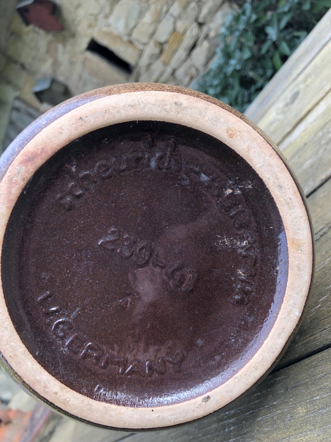 Enamelled vase W. Germany