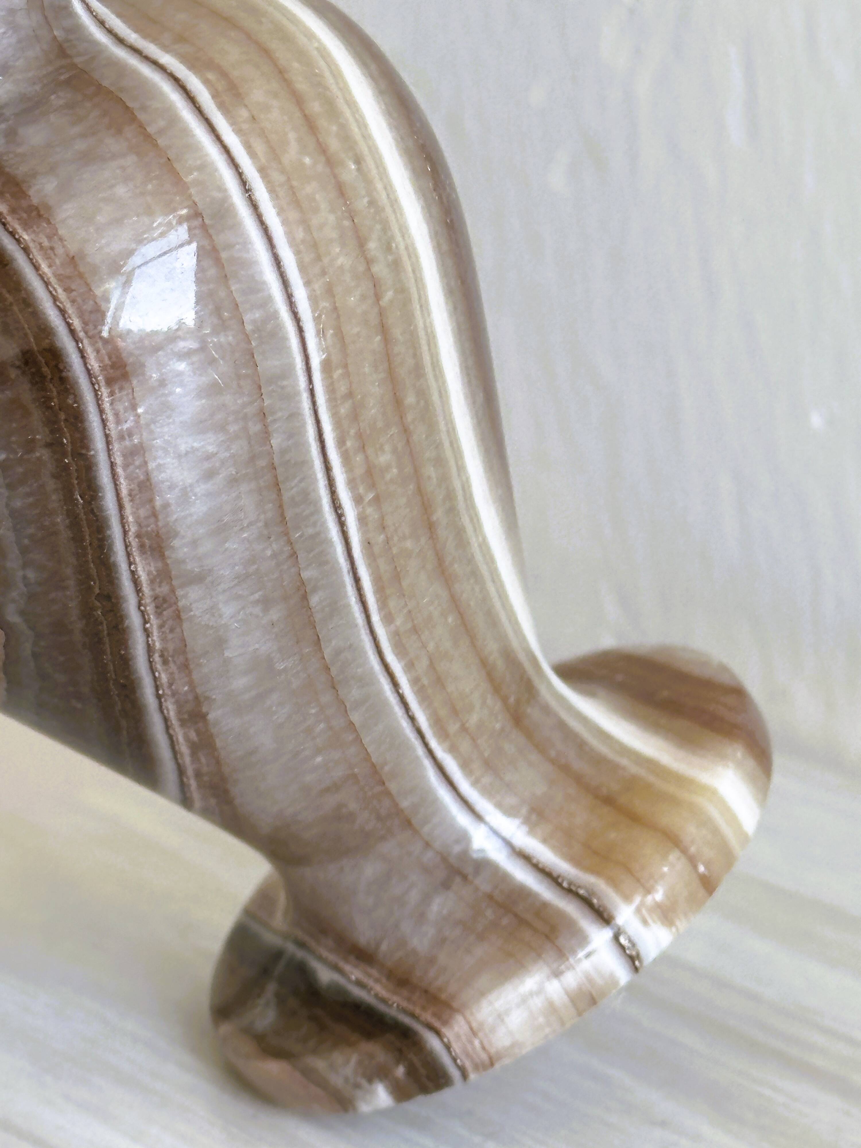 Small natural stone vase