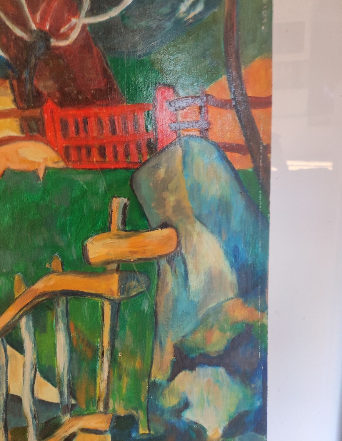 Peinture paysage moderne fauvisme
