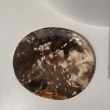 Dish in petrified wood