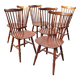 Lot of 6 Baumann chairs, Tacoma model, vintage, bistro.