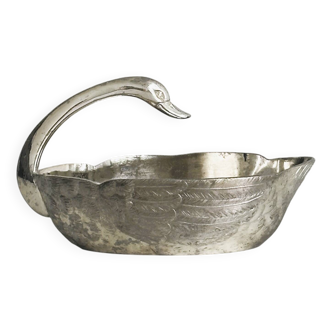 Saucière cygne en métal