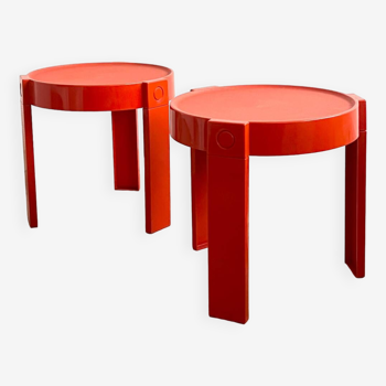 Space age side tables Made in Holland