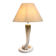 Vintage white ceramic cobra table lamp, 1970s. Attributed to Tommaso Barbi.
