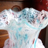 Blue Clichy glass vase