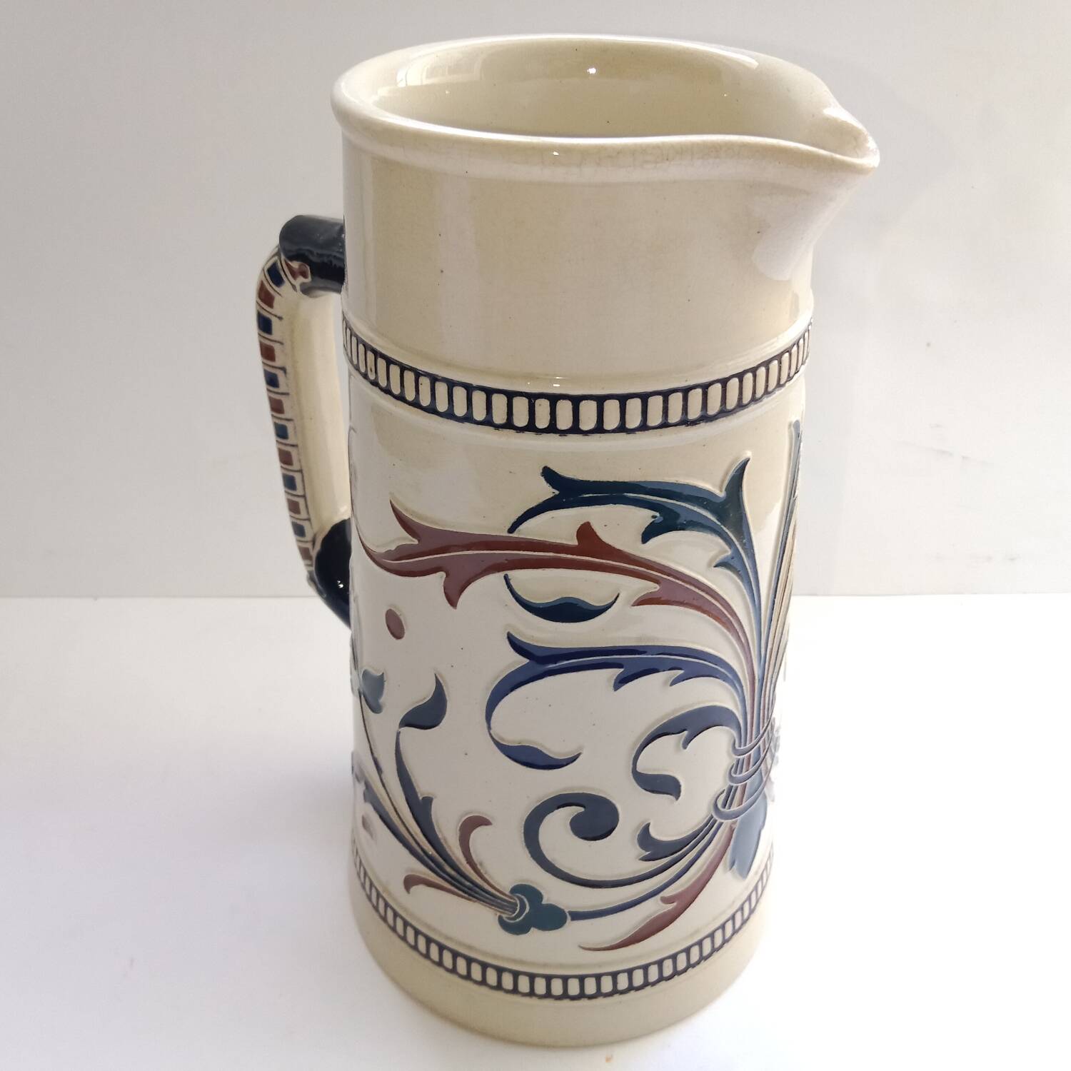 Westerwald Pitcher German Stoneware Vase Jug 23 cm