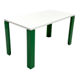 Eretteo dining table with green feet by Orni Halloween for Artemide, 1970